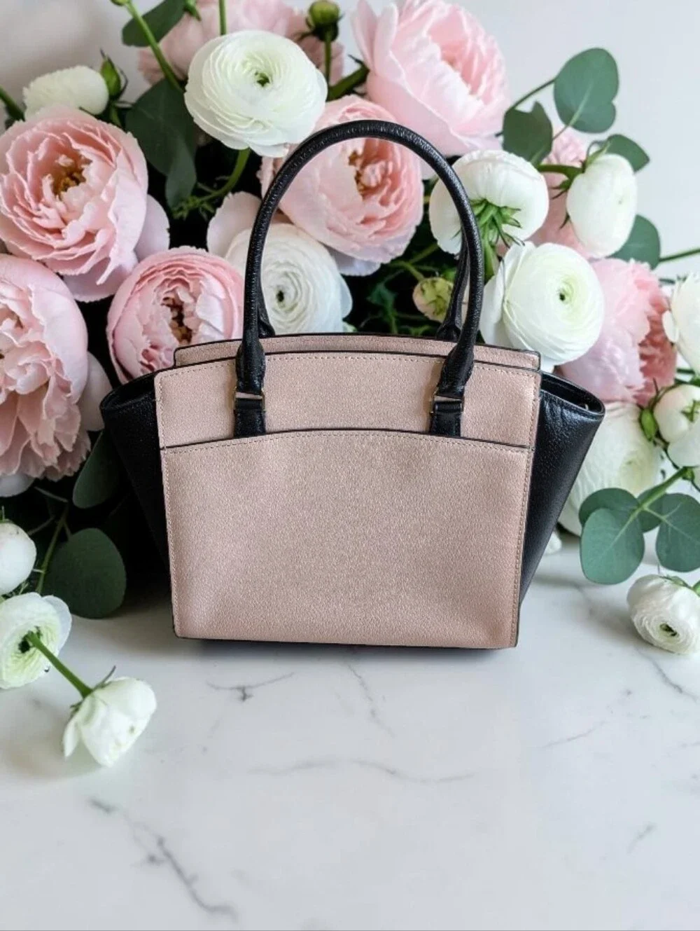 kate spade Pink and Black Two-Tone Satchel